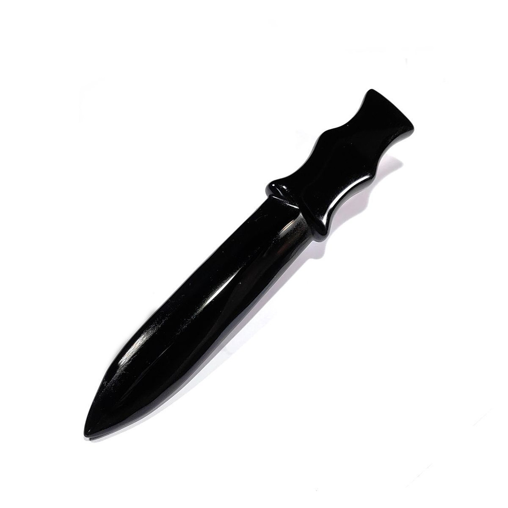 18cm Сувенирный Ритуальный Магический Нож из Обсидиан нирный Ритуальный ...