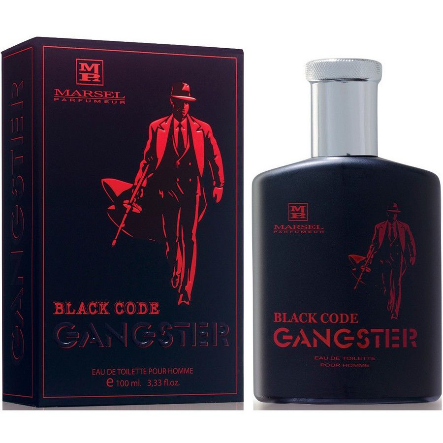 Туалетная вода мужская Marsel Gangster Black Code, 100мл #1