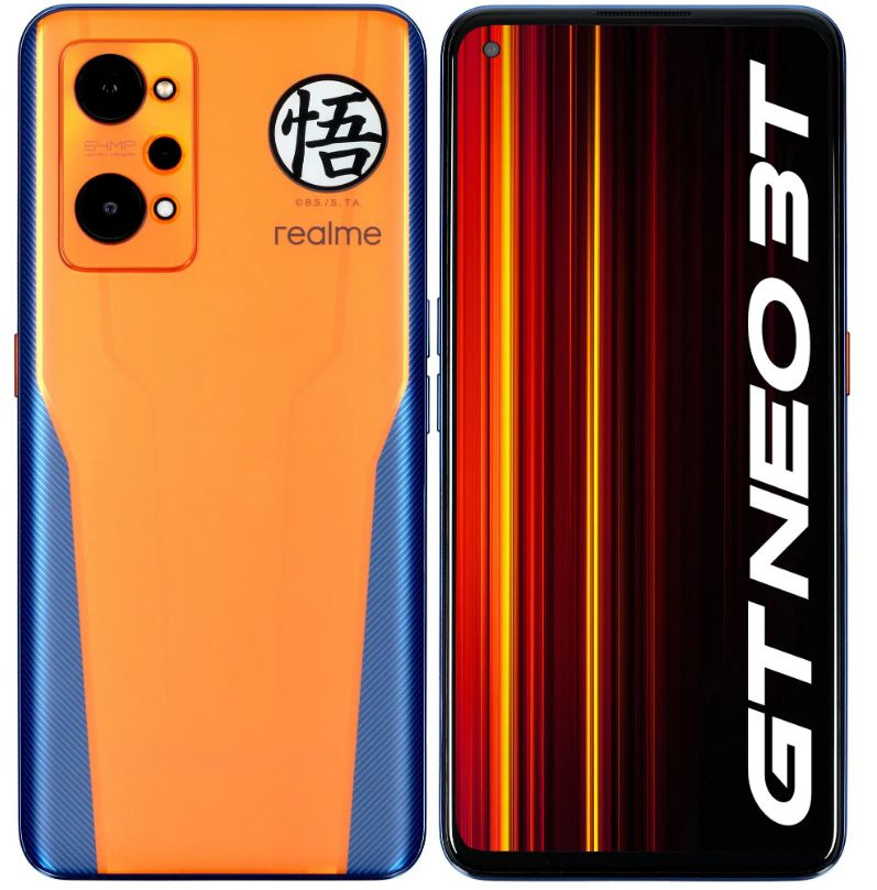 realme Смартфон GT Neo 3T Dragon Ball Z Edition оранжевый 256 ГБ 8/256 ГБ, оранжевый  #1