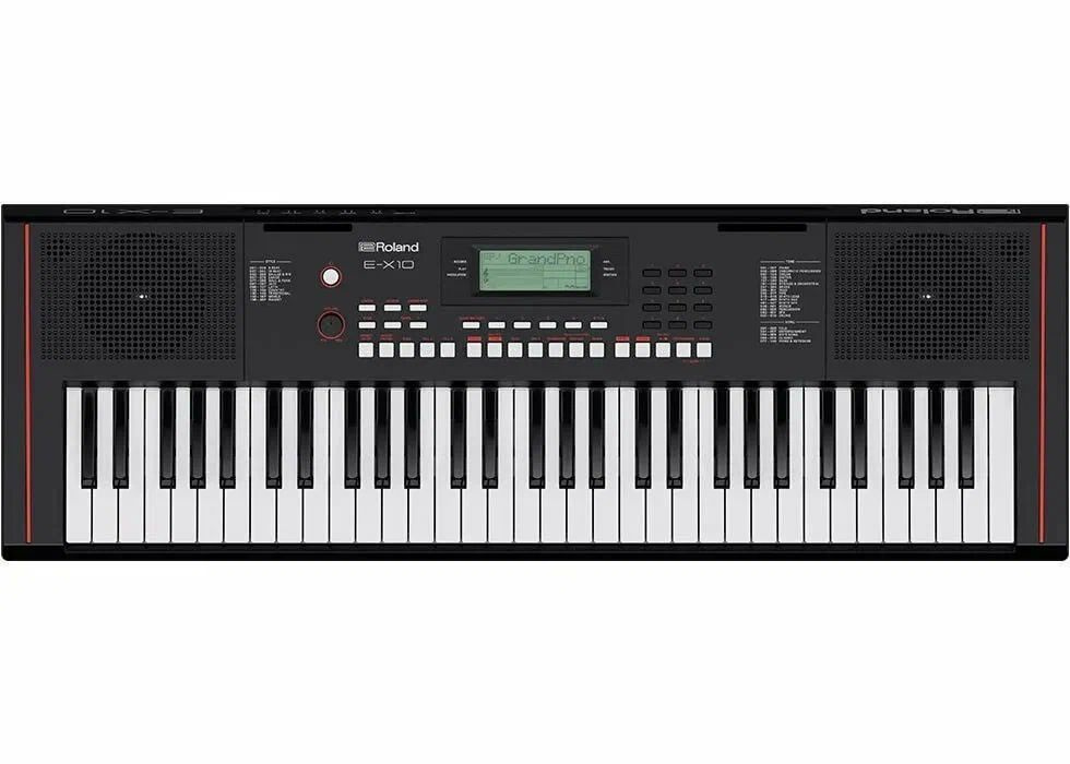 Roland E-X10 синтезатор с автоаккомпанементом, 61 клавиша, 64 полифония, 207 стилей, 610 тембров  #1