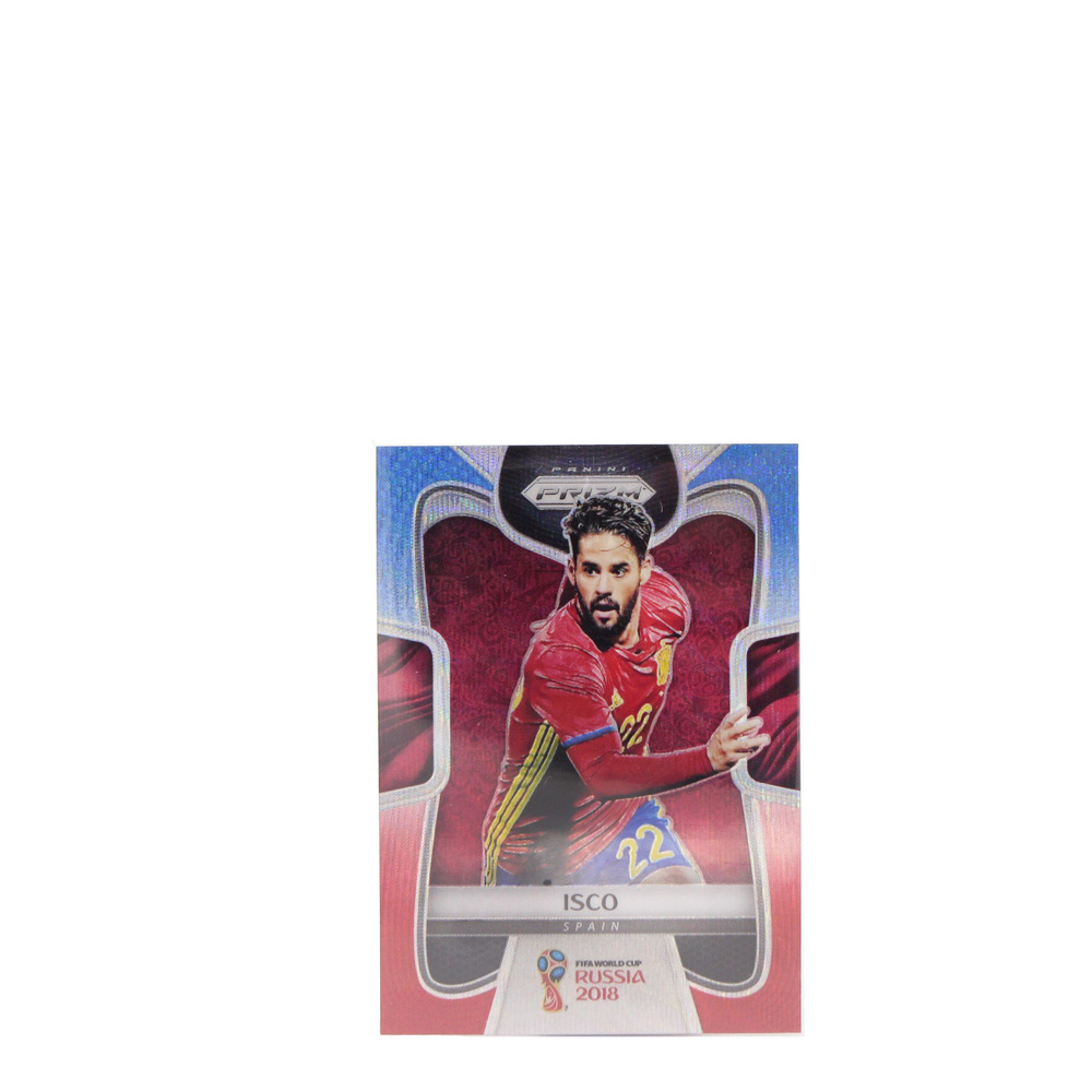 Коллекционная карточка Panini FIFA World CUP Russia 2018 - #202 Isco - Blue Red Wave - S0338  #1