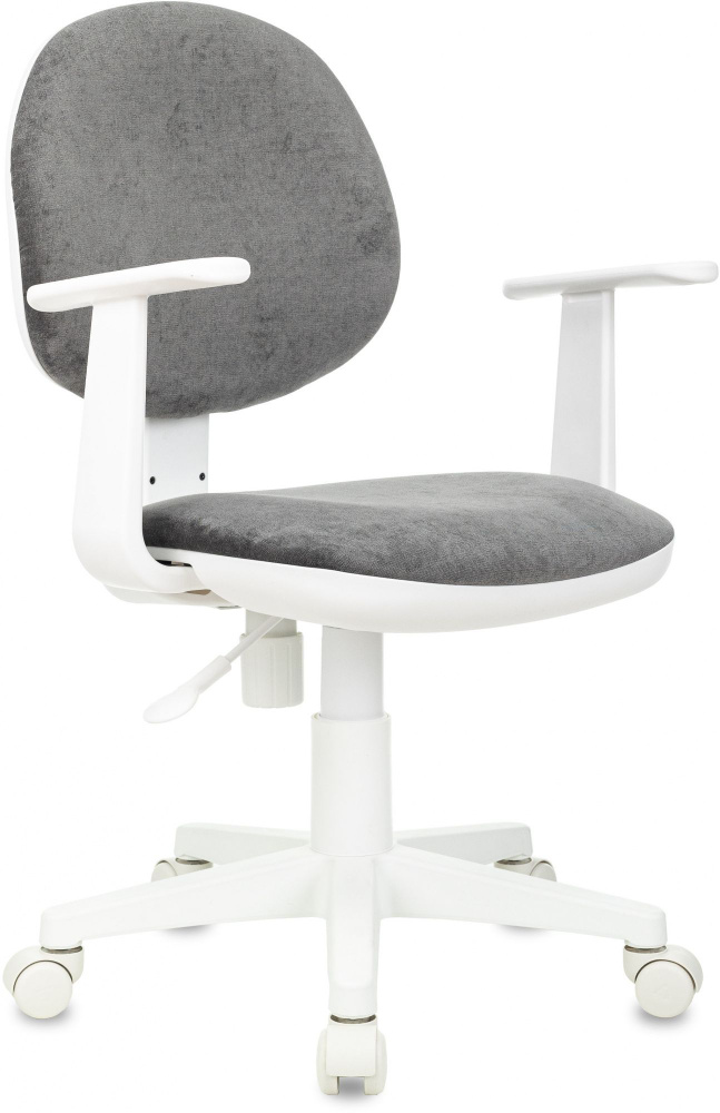Кресло детское CH-W356AXSN серый, ткань / Компьютерное кресло для ребенка, школьника, подростка  #1