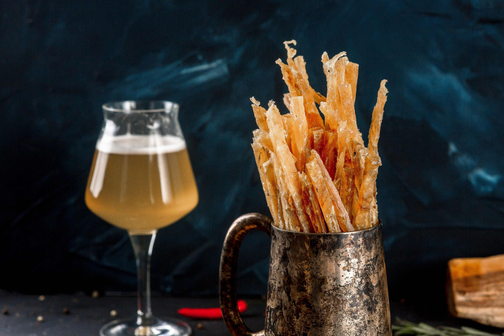 Рыба сушеная соломка соленая минтай 1 кг - купить с доставкой по ...