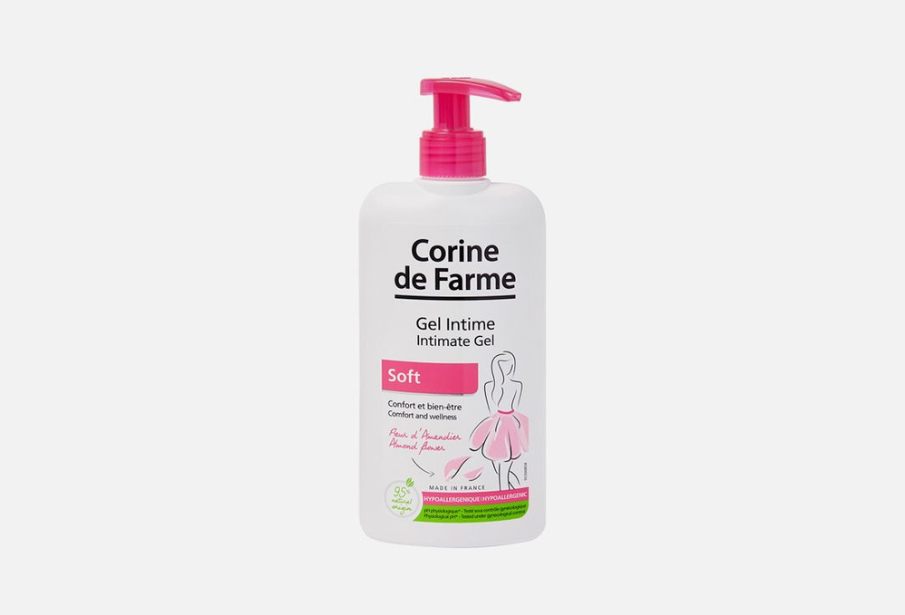 Гель для интимной гигиены ультрамягкий Corine de Farme, Intimate gel Soft 250 мл  #1