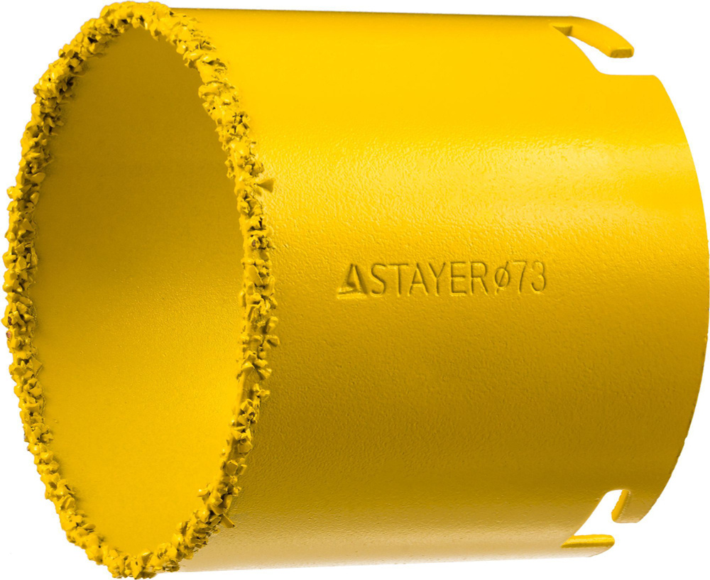 Кольцевая коронка STAYER 73 мм, L 55 мм, карбид вольфрама (33345-73)  #1