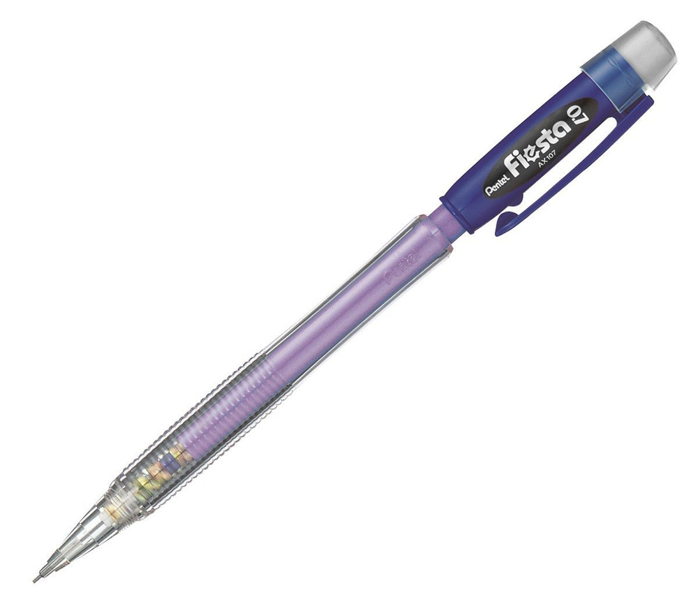 Механический карандаш PENTEL FIESTA AX107-CO BLUE 0.7 мм синий полупрозрачный корпус  #1