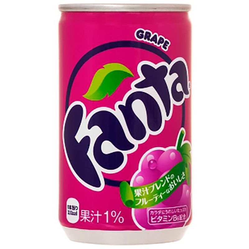 Газированный напиток Fanta Grape / Лимонад Фанта Виноград 160 мл. ЯПОНИЯ  #1