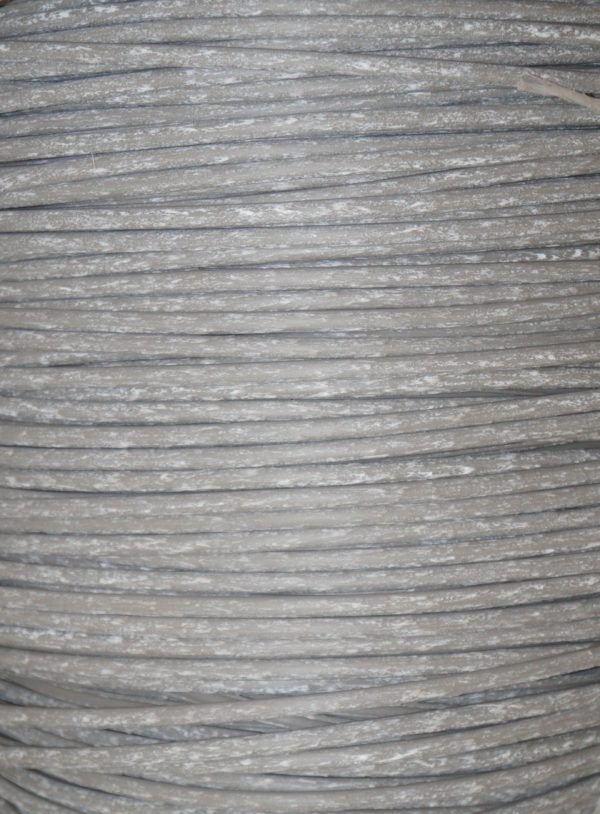 Ротанг для плетения искусственный Полутрубка 5кг 6 мм, цвет серый жемчуг РОТАНГОВ  #1