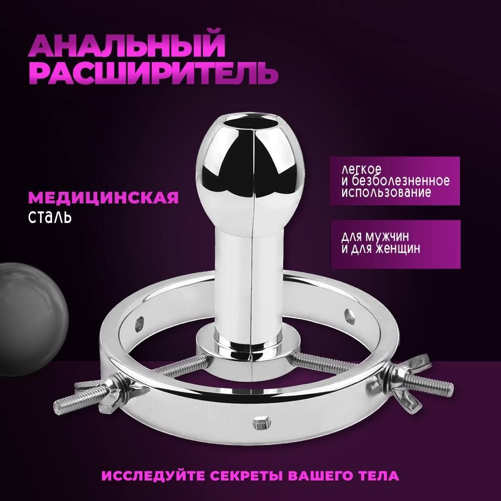 Расширитель Анальный расширитель для женщин и мужчин металлический  регулируемый, серый металлик, 87 мм - купить с доставкой по выгодным ценам  в интернет-магазине OZON (1384592302)