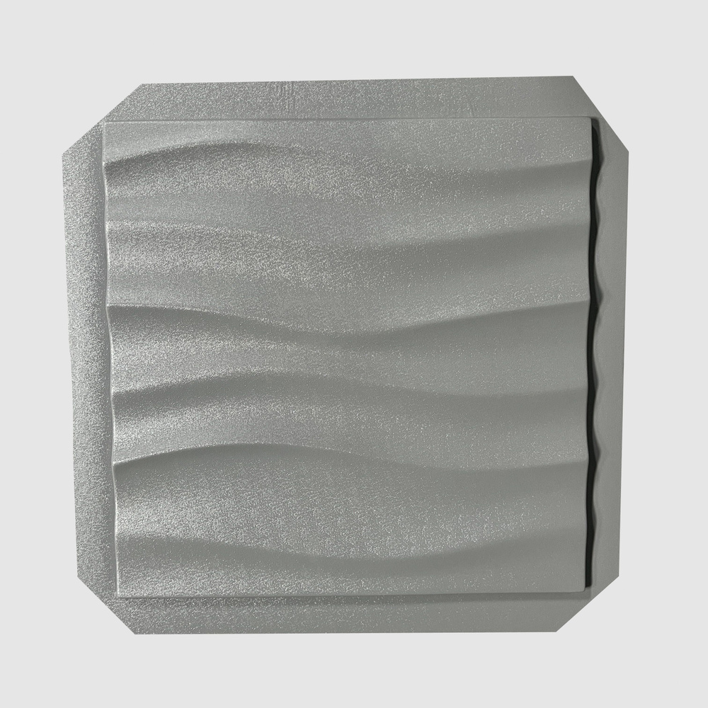 Форма для 3Д 3D панели "Волна горизонтальная" (50x50x2см) #1