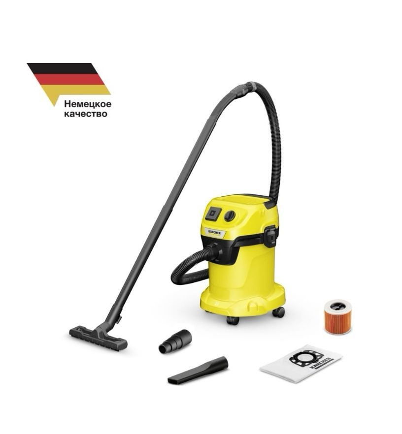 Строительный-хозяйственный пылесос Karcher WD 3 P V-17/4/20 #1