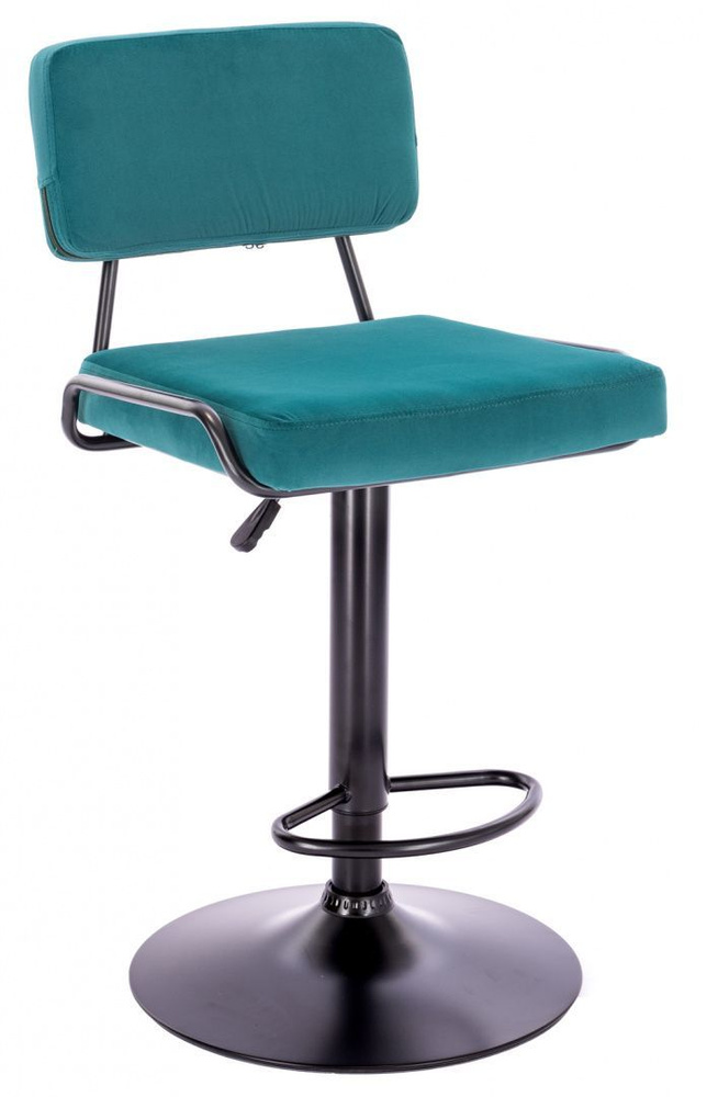 Барный стул Everprof Bit Ткань Изумруд / со спинкой / для кухни, комнаты, офиса , кафе, ресторана / с #1