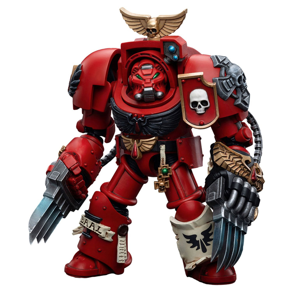 Фигурка Warhammer 40K Blood Angels Assault Terminators Brother Nassio 1:18  - купить с доставкой по выгодным ценам в интернет-магазине OZON (1216379925)