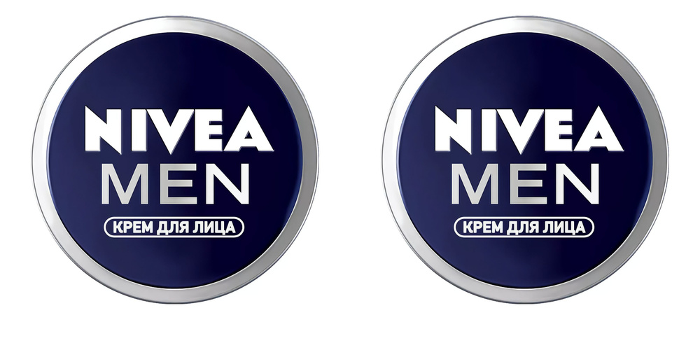 Nivea Men Крем для лица мужской, 75 мл, Германия, 2 шт #1