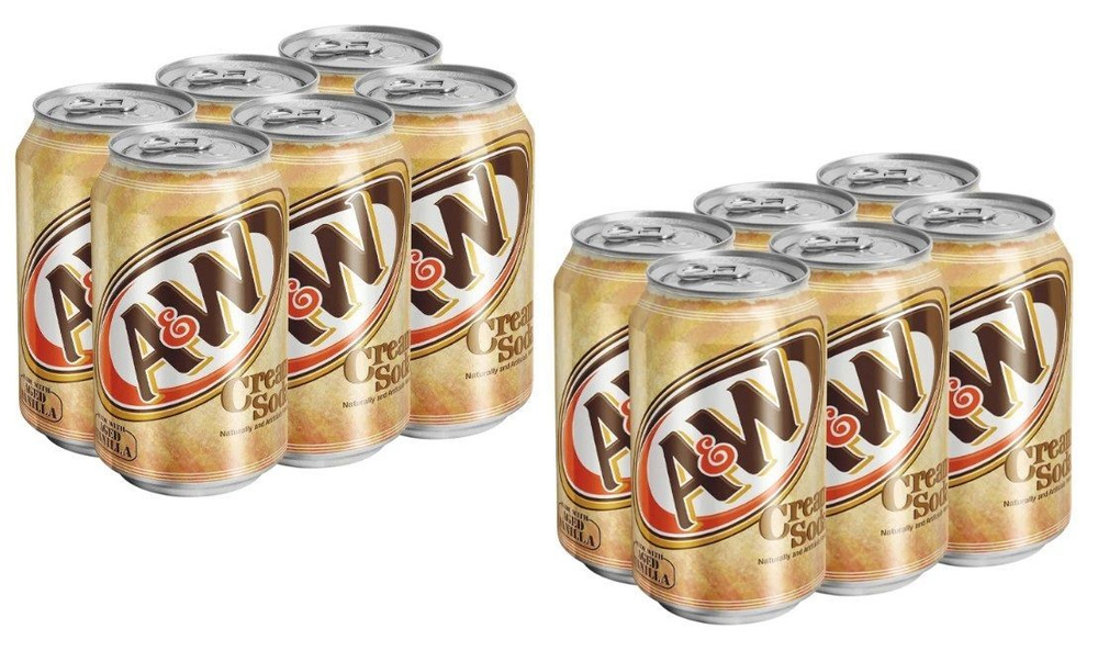 АиВ Крем сода A&W Cream Soda 0,35л./12шт. #1