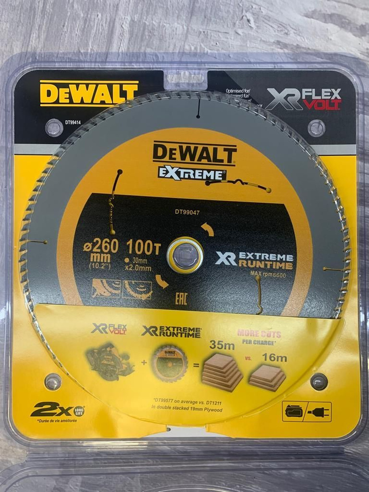 DeWalt Диск пильный 260 x 2 x 30; 100  зуб. #1