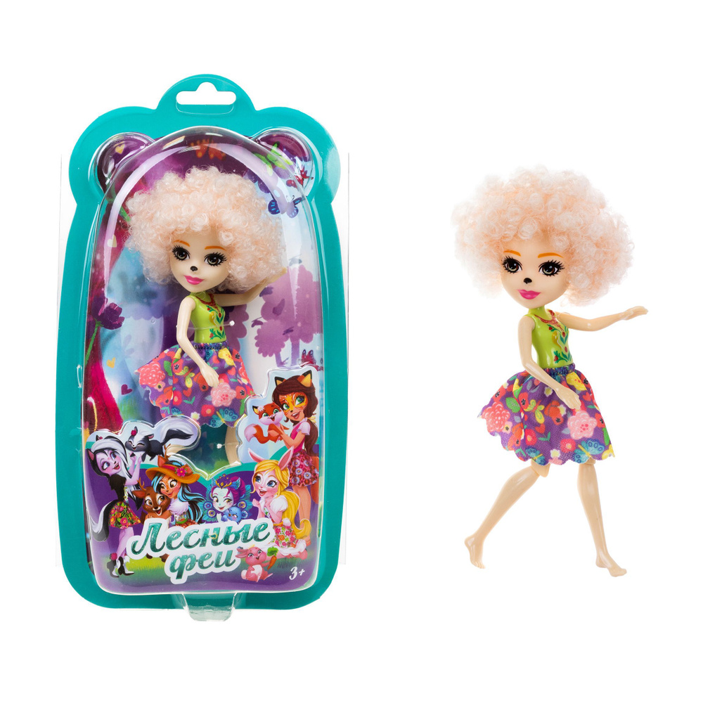 Кукла 1TOY Лесные Феи с кудрявыми светлыми волосами, детская, принцесса леса, игрушка для девочки, 16 #1
