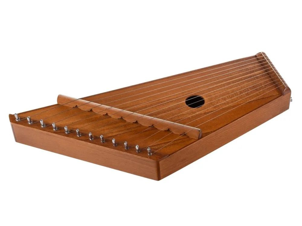 Гусли звончатые прима, 12 струн, цвет дуб, Мир гуслей MG-AC12OA ...