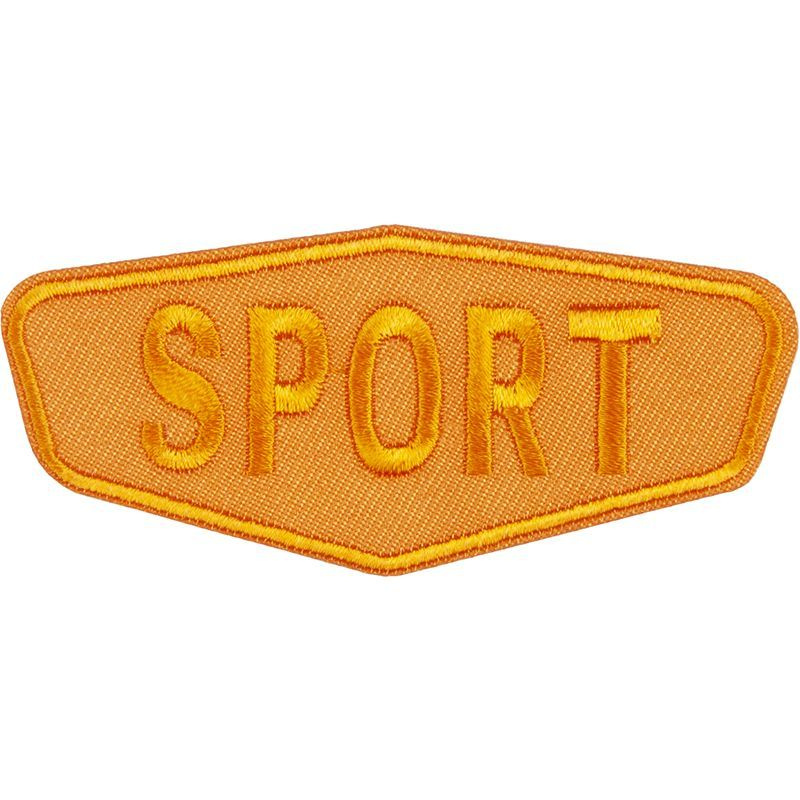 Термоаппликация HKM "Спорт (оранжевый)", полиэстер #1