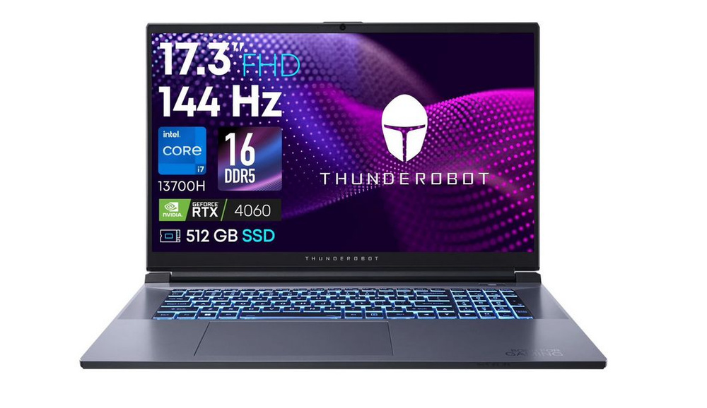 ThundeRobot 911 Plus G3 Pro 7 (JT009S00BRU) Игровой ноутбук 17.3", Intel Core i7-13700H, RAM 16 ГБ, SSD #1