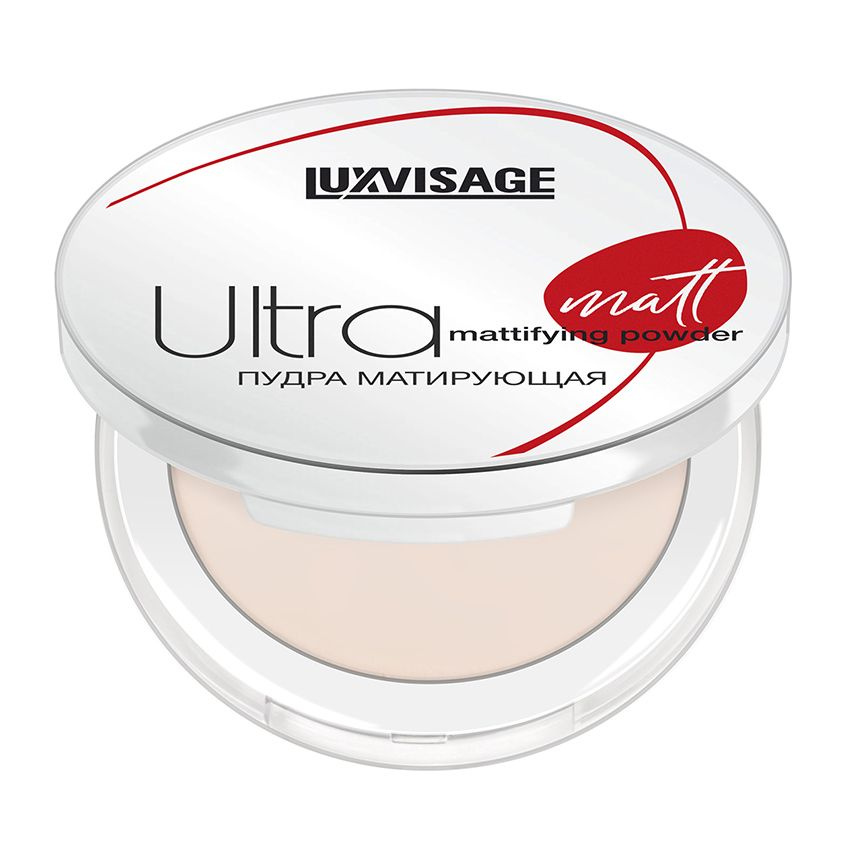 Пудра компактная для лица LUXVISAGE ULTRA MATT тон 103 rose beige #1