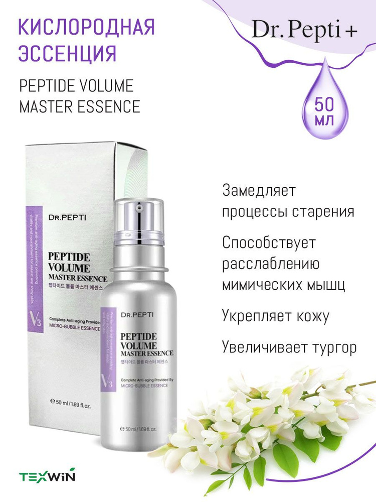 Dr. Pepti+ Супер-эссенция для омоложения кожи Peptide Volume Master Essence, 50 мл  #1