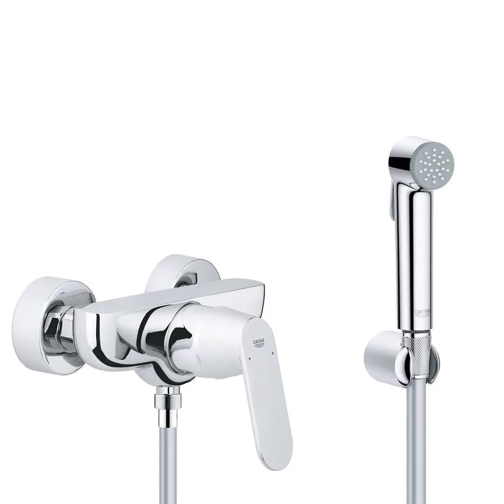 Гигиенический душ Grohe Eurosmart Cosmopolitan со шлангом Silverflex, хром  #1