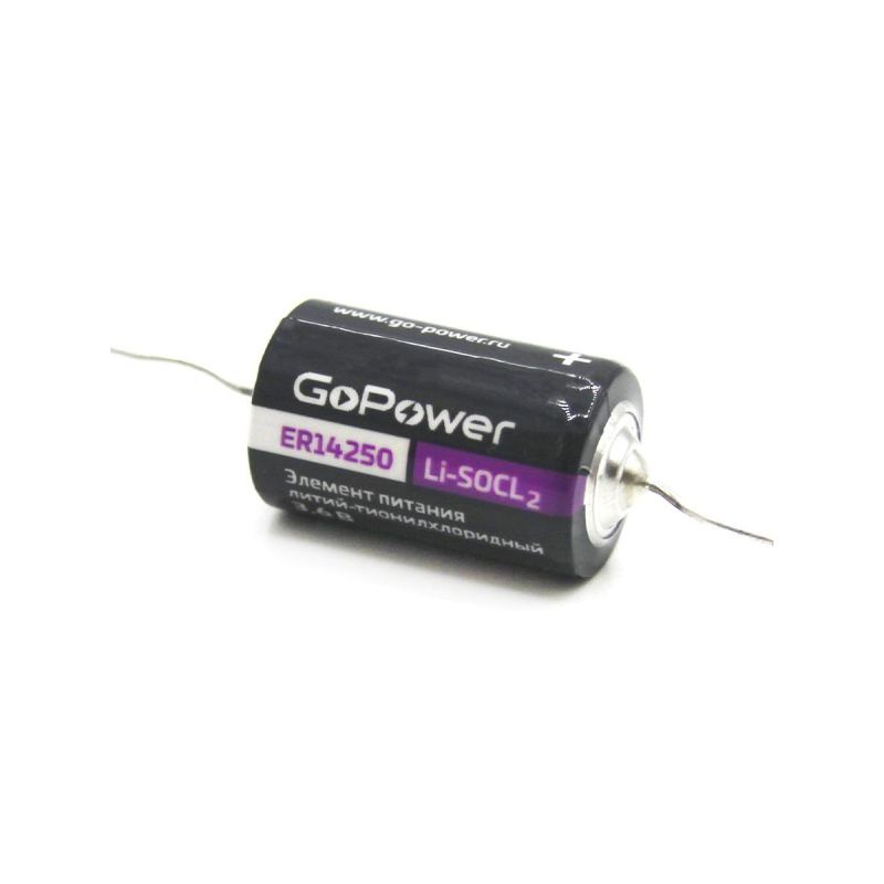 Батарейка GoPower 1/2AA PC1 Li-SOCl2 3.6V с выводами 1/10/500 - купить ...