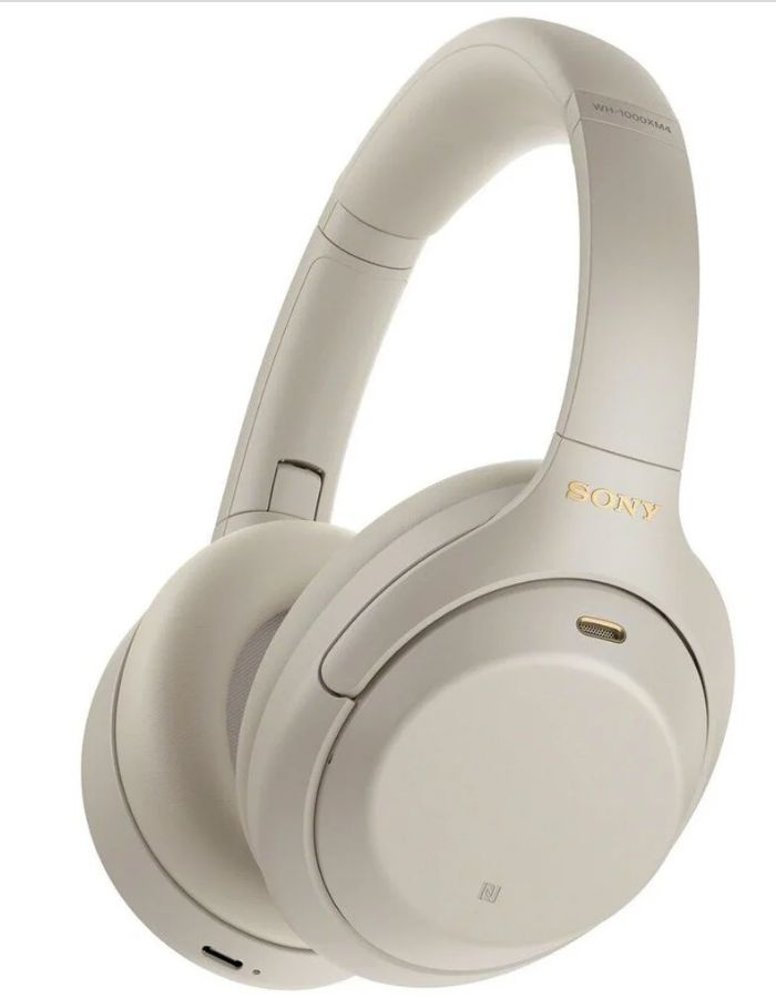 Наушники Sony WH-1000XM4, серебристый #1