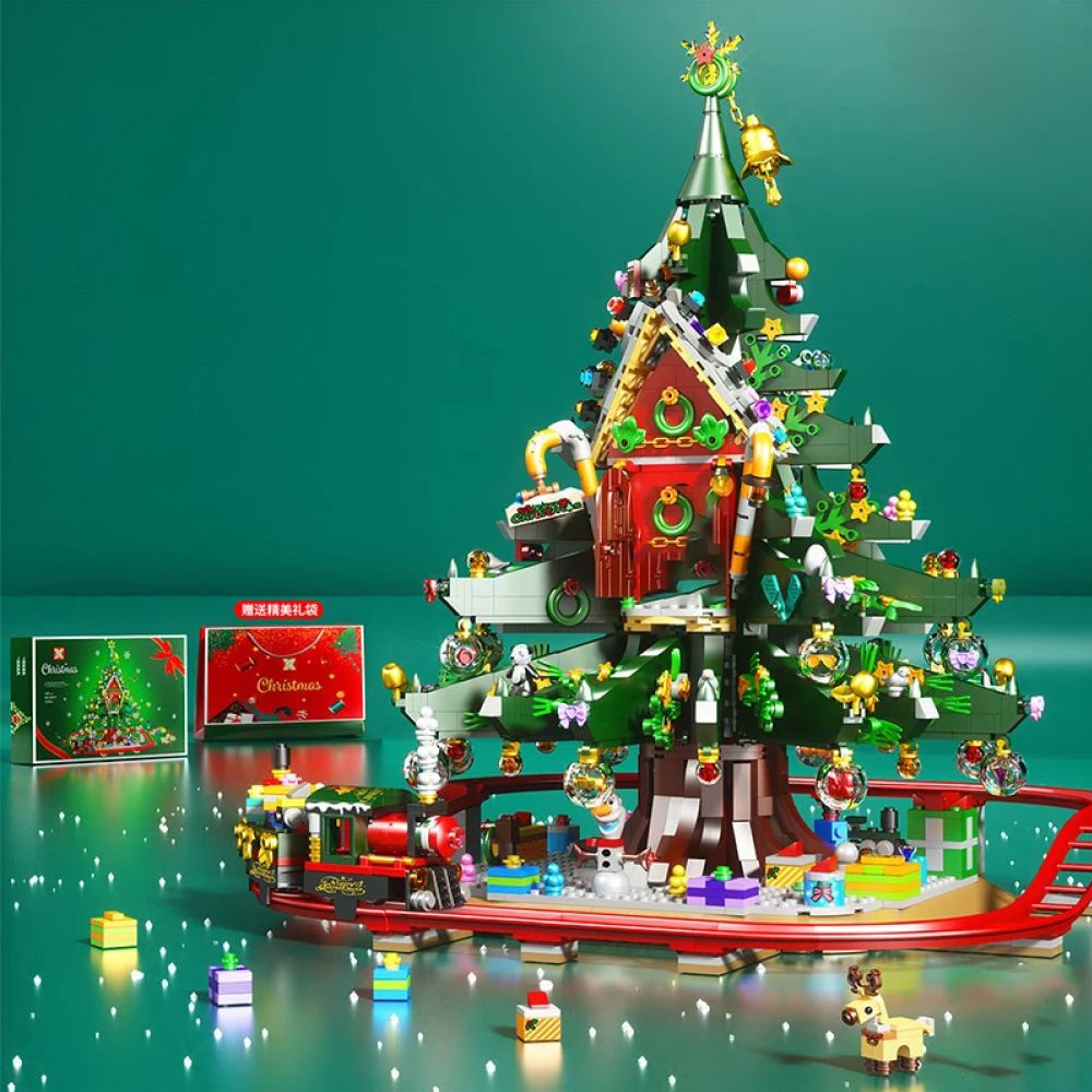Конструктор LX новогодний Рождественская елка, 2126 деталей совместим с Lego  #1