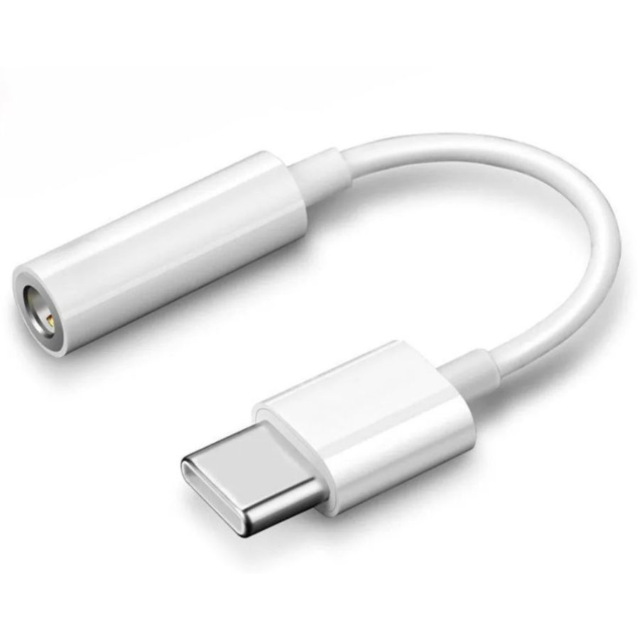 Аудиокабель 3.5 мм/USB Type-C, белый #1