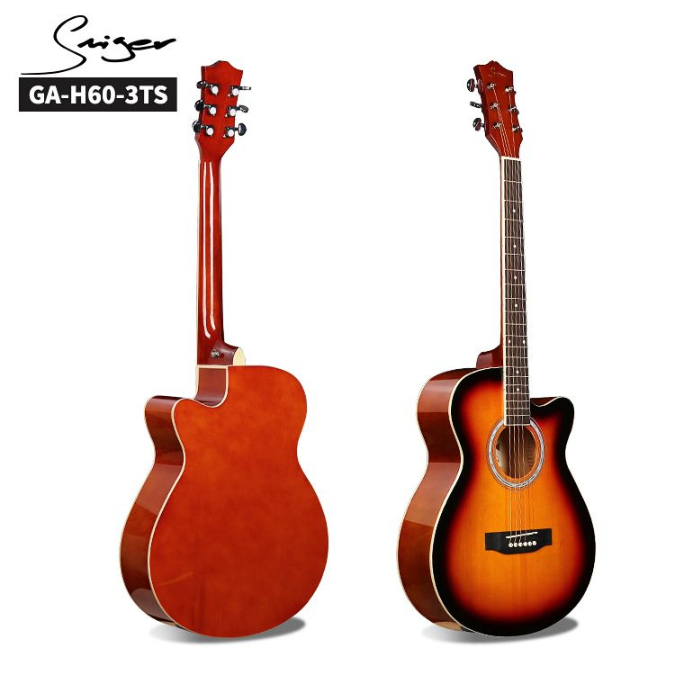 Smiger Акустическая гитара GA-H60_Санбёрст 6-струнная, корпус Ель 40"  #1