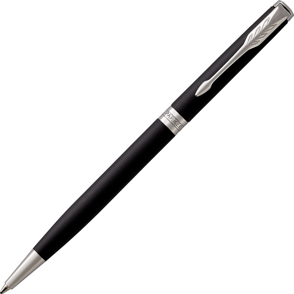 Шариковая ручка PARKER Sonnet Core Slim Matte Black CT (1931525) #1