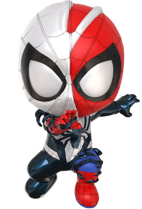 Фигурка Spider-Man: Maximum Venom - Venomized Spider-Man Cosbaby (S) Hot Toys Человек-паук Веном  #1