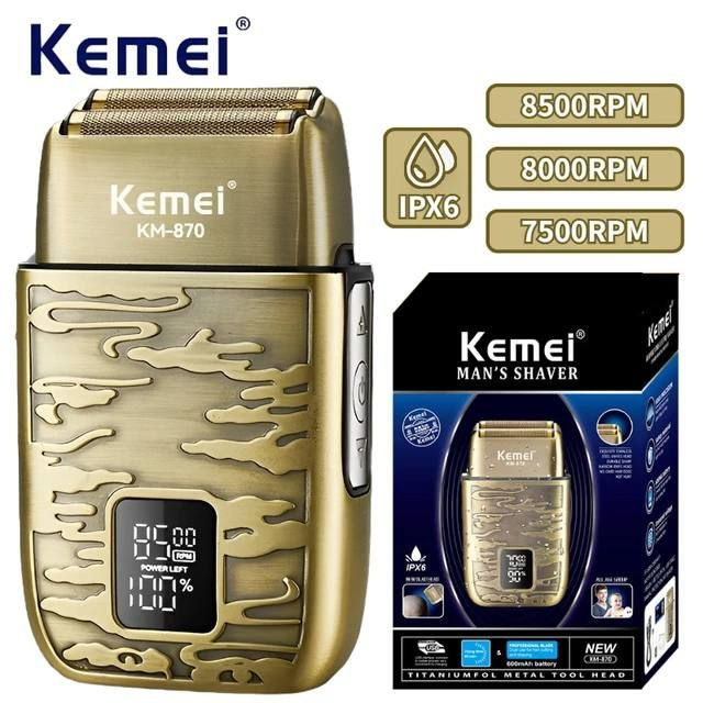 Kemei Электробритва KM-870, бронза #1