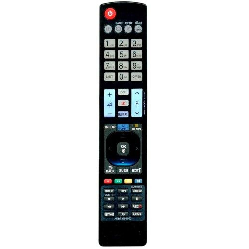 888-046 Пульт универсальный для телевизора LG AKB73756502 ic New Lcd Led Tv c функцией SMART + 3D (серия #1