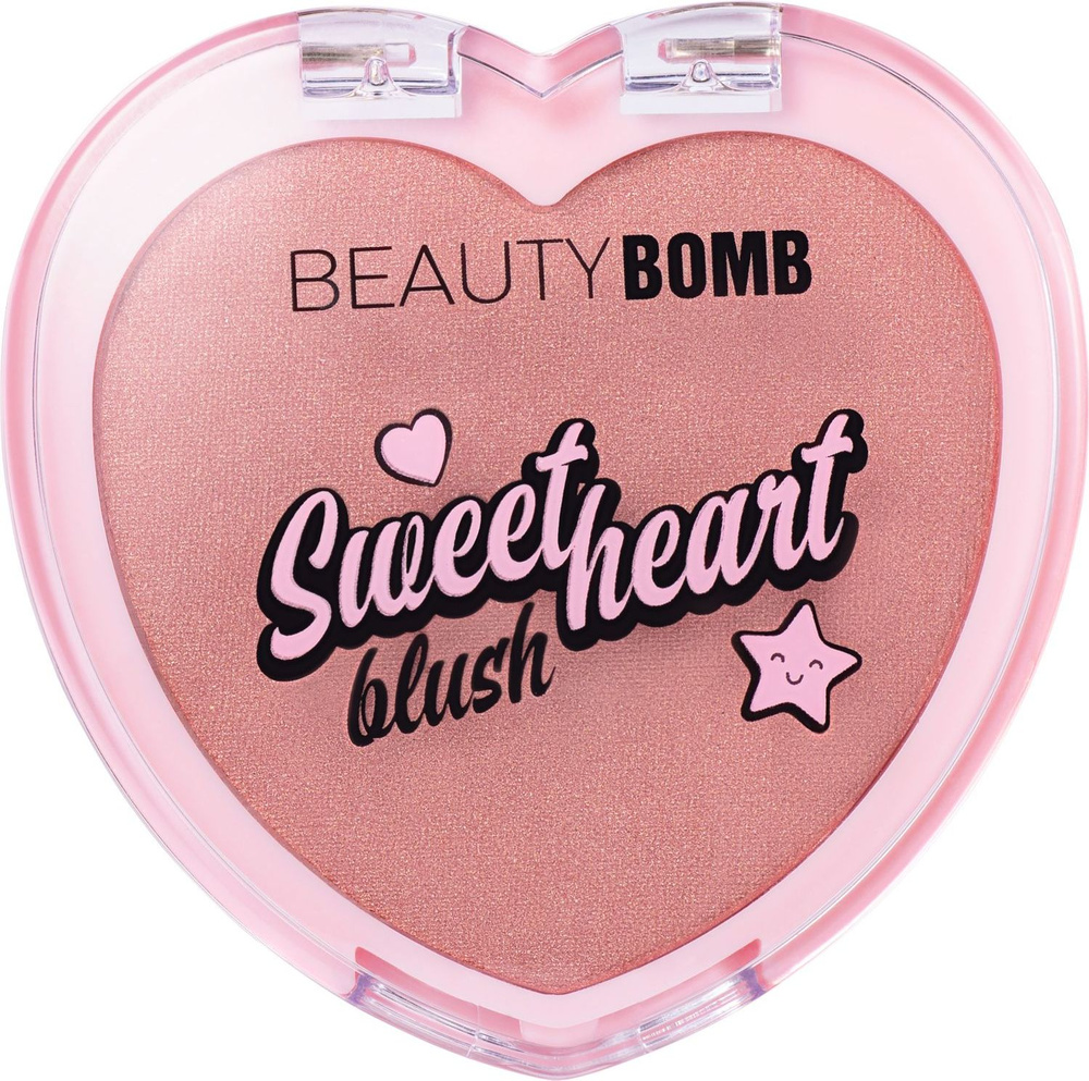Румяна Beauty Bomb Blush "Sweetheart" тон 03, персиковый, 3,5 г #1