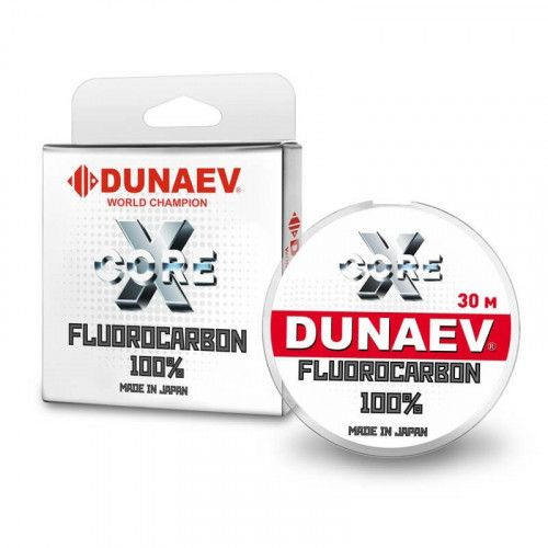 Леска для рыбалки Дунаев Fluorocarbon 0.260мм 30м (6кг) #1