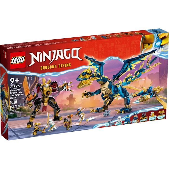 Конструктор LEGO Ninjago 71796 Элементальный Дракон против Робота-императрицы  #1