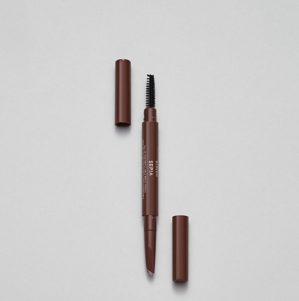 BYREDO - Sepia 02 All-In-One Brow Pencil 0,25 g + Refill 0,25 g - карандаш для бровей + рефилл  #1