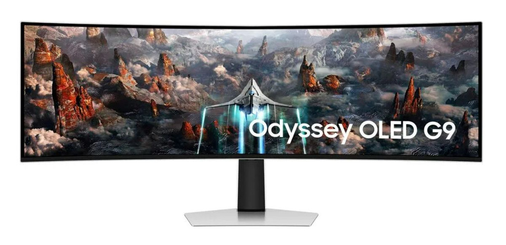 Samsung 49" Монитор Odyssey OLED G9 LS49CG930SIXCI, серебристый #1