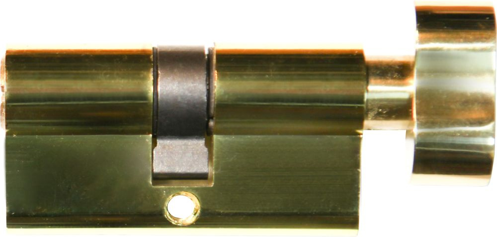 Цилиндр личинка для замка с вертушкой Медио 60мм (30*30) перфорир. ключ PB (золото)  #1