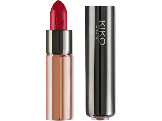 Яркая кремовая помада KIKO MILANO GOSSAMER EMOTION CREAMY LIPSTICK #1