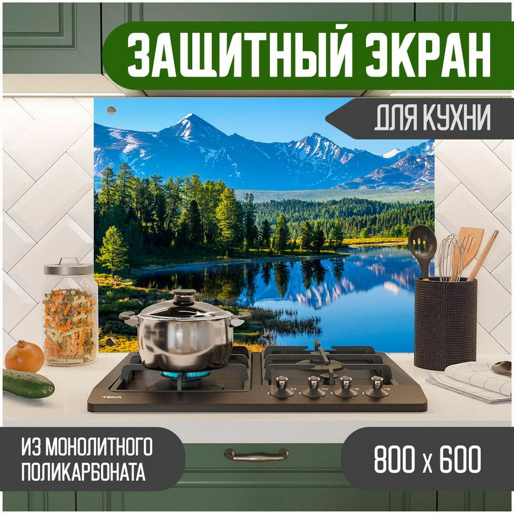 Фартук для кухни на стену, кухонный фартук, панель на кухню с фотопечатью из поликарбоната. Стеновые #1