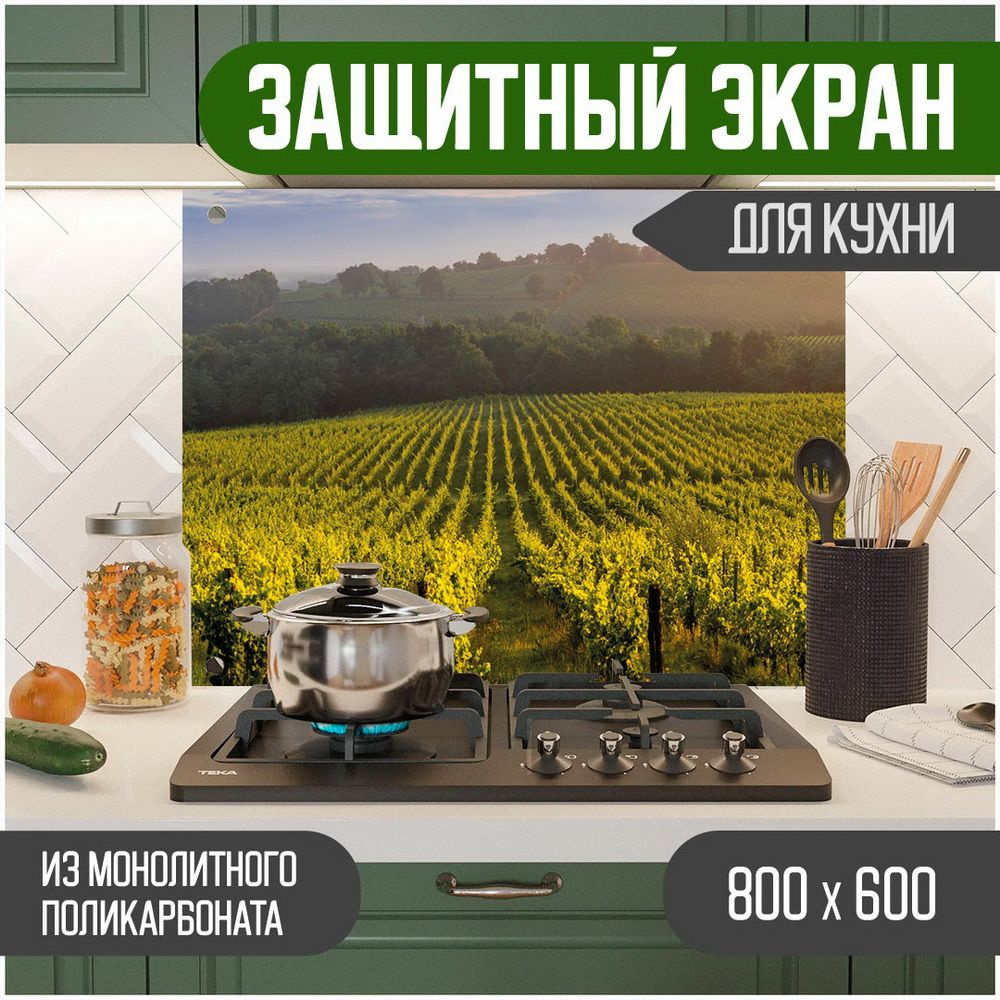 Фартук для кухни на стену, кухонный фартук, панель на кухню с фотопечатью из поликарбоната. Стеновые #1