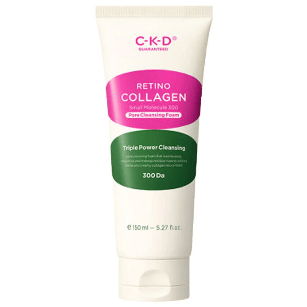 Пенка для глубокого очищения с ретиналем CKD Retino Collagen Small Molecule 300 Pore Cleansing Foam  #1