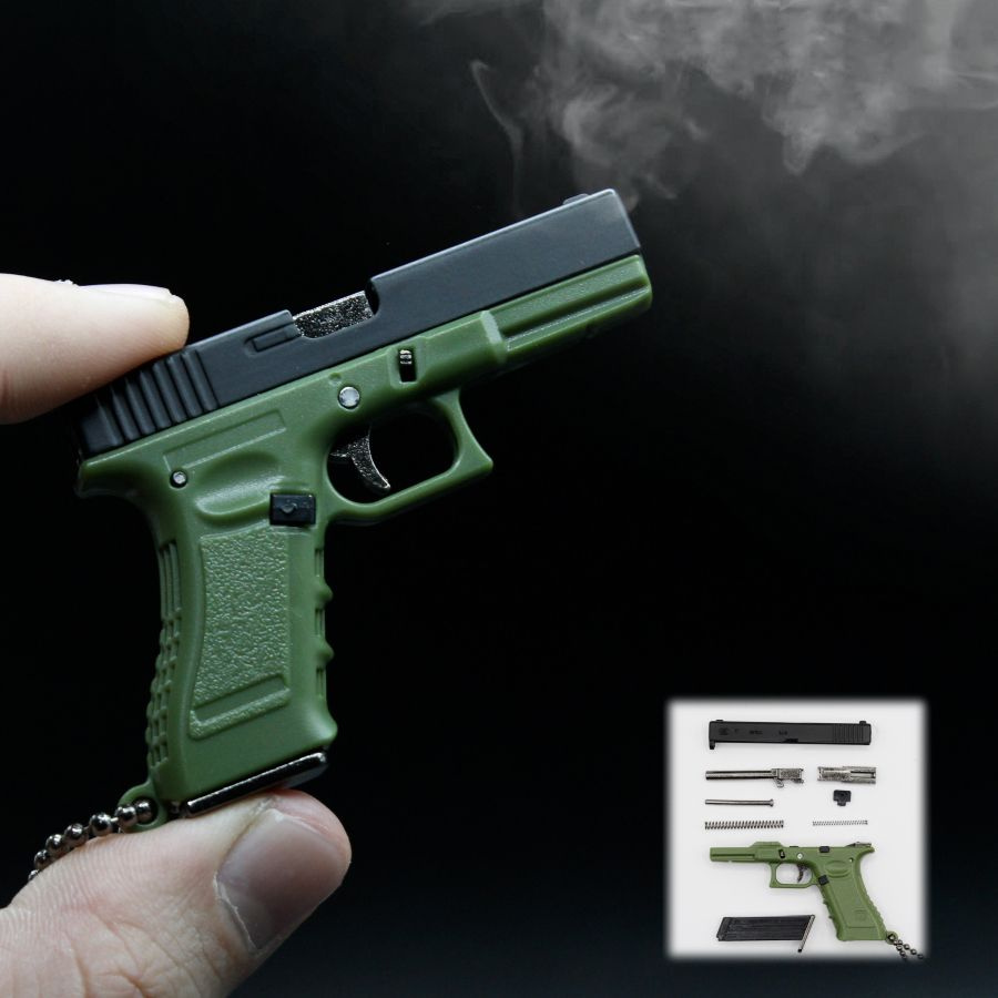 Брелок Glock 17 P18C Green коллекционный/разборный PUBG/CS GO/Fortnite/APEX  #1