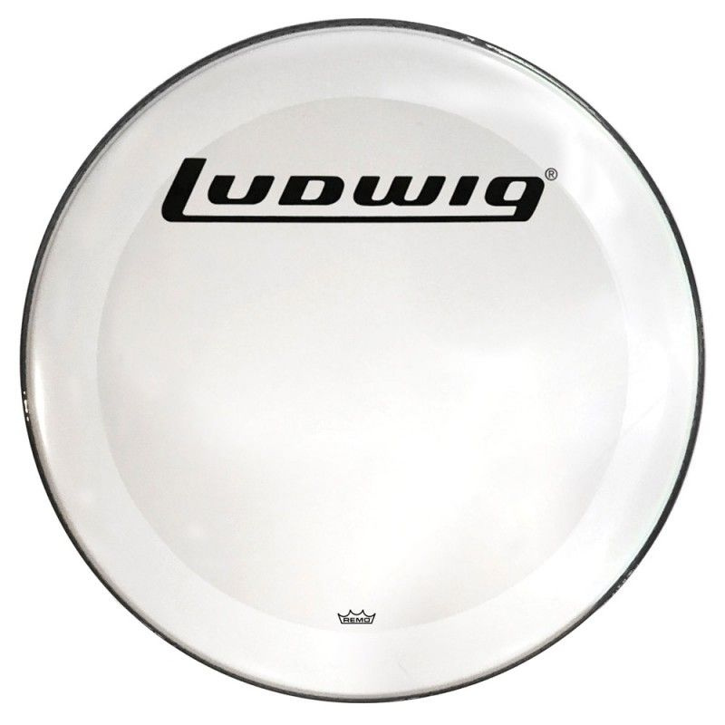 Пластик для барабана LUDWIG LW5124 24" Heavy, демпферное кольцо, прозрачный  #1