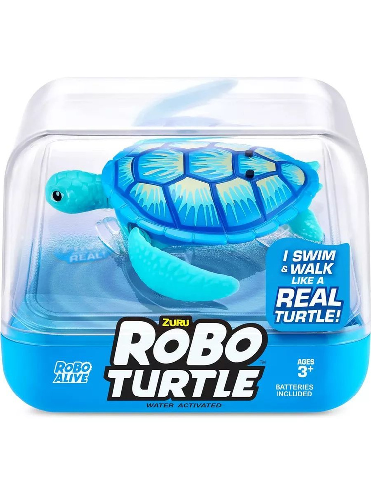 Игрушка ZURU ROBO ALIVE Robo Turtle плавающая черепаха #1