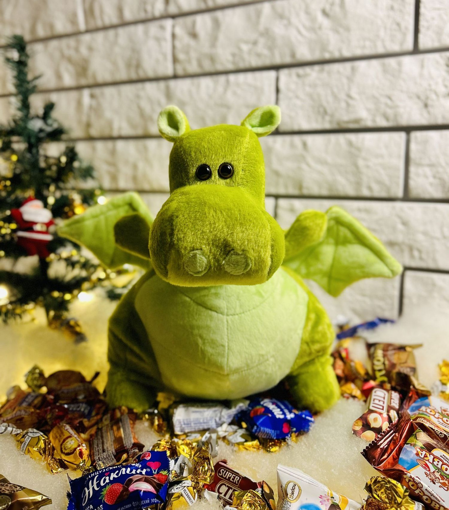 Мягкая игрушка Дракон с конфетами / Символ 2024 года - купить с ...